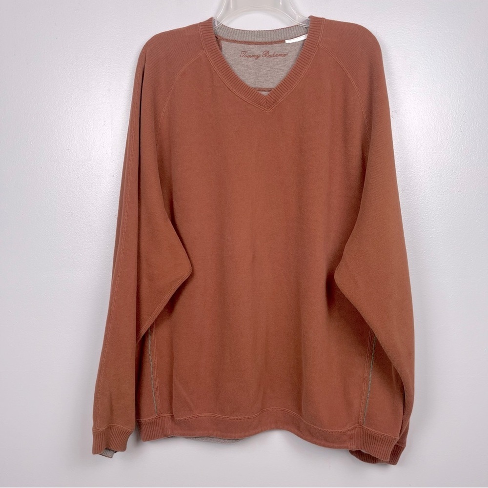 Tommy Bahama Men's 100% Cotton Lined Sweatshirt Size XL Comfy Travel, Resortwear
